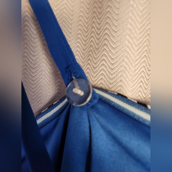 Y2K Bright Blue Maxi Dress - Picture 2 of 7